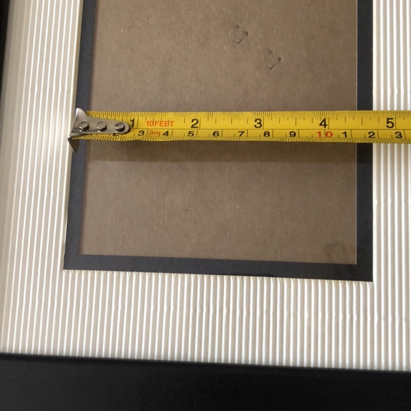 VINTAGE UNIEK BLACK PICTURE FRAME - DOUBLE MATTING - #179 - Picture 9 of 10